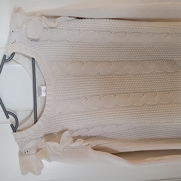 Carters off white Size 7 sweater dress - Picture 3 of 4